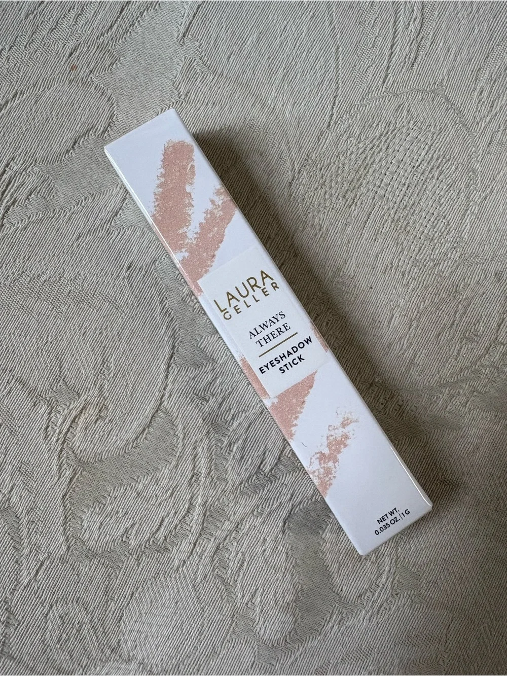 Laura Geller Always There Cream Eyeshadow Stick Crayon Sunlit Shimmer BNIB